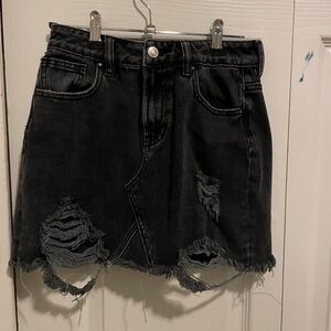 PacSun Edgy Black Mini Skirt